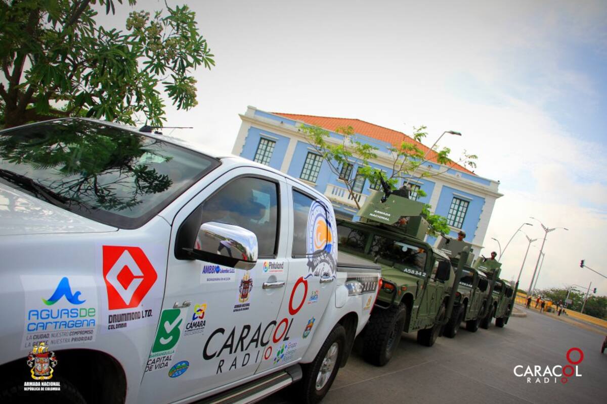 La caravana recorre 2.221 kilómetros en todo el Caribe