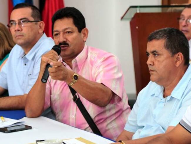 Mesa directiva del sindicato de docentes