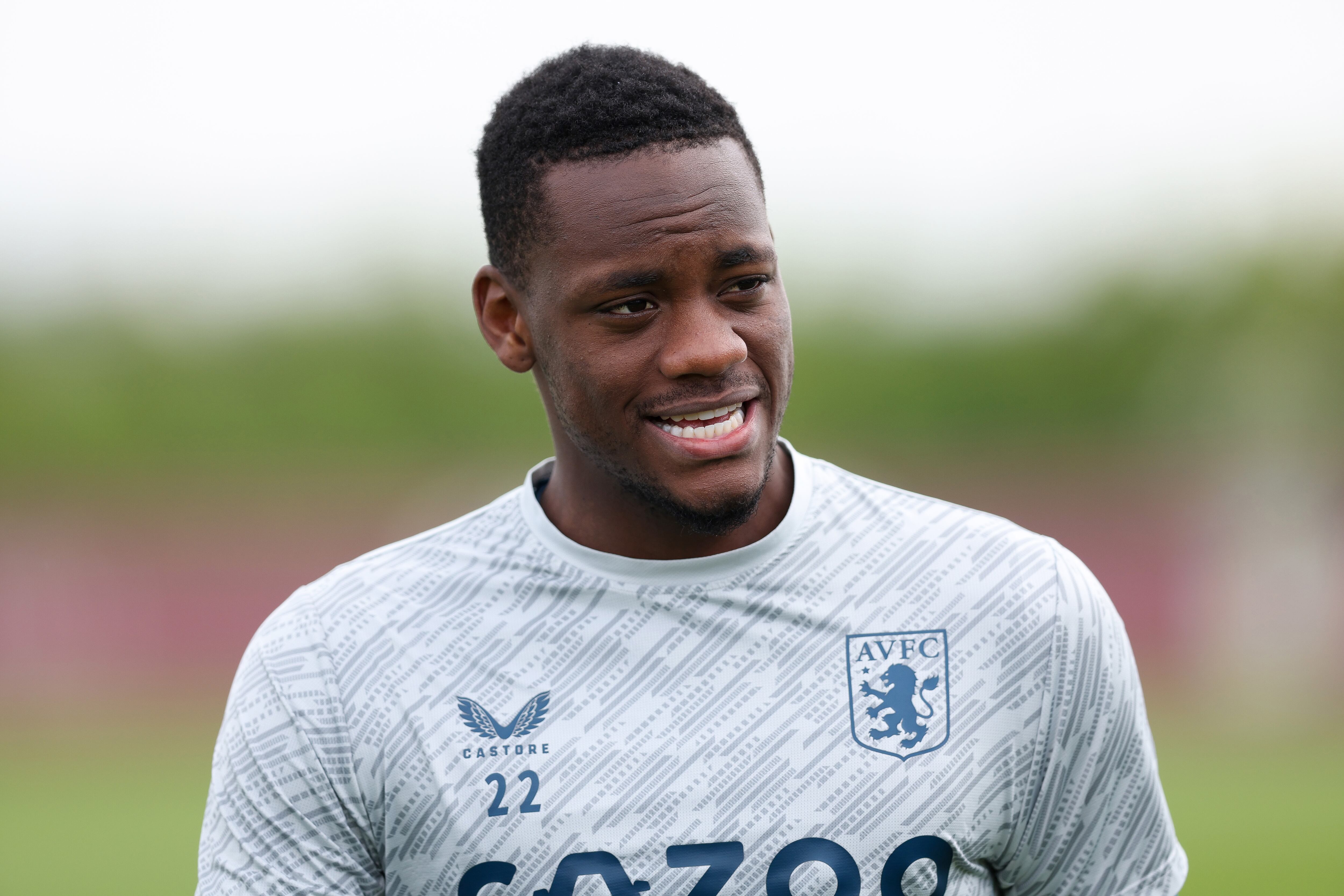 Jhon Jader Durán, delantero colombiano del Aston Villa. (Photo by Neville Williams/Aston Villa FC via Getty Images)