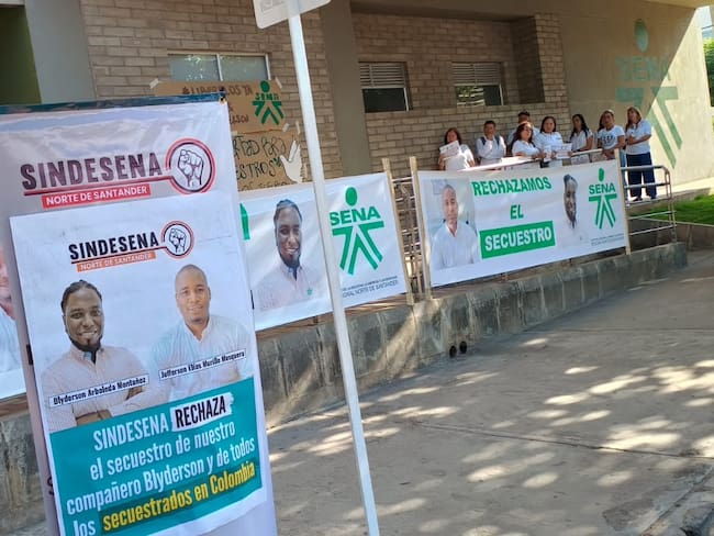 Trabajadores del SENA en Cúcuta también exigen la liberación de secuestrados en Chocó