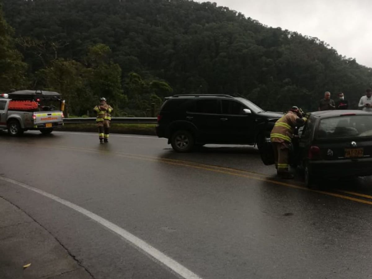 Fallece una mujer en un accidente de tránsito en la vía Manizales - Bogotá