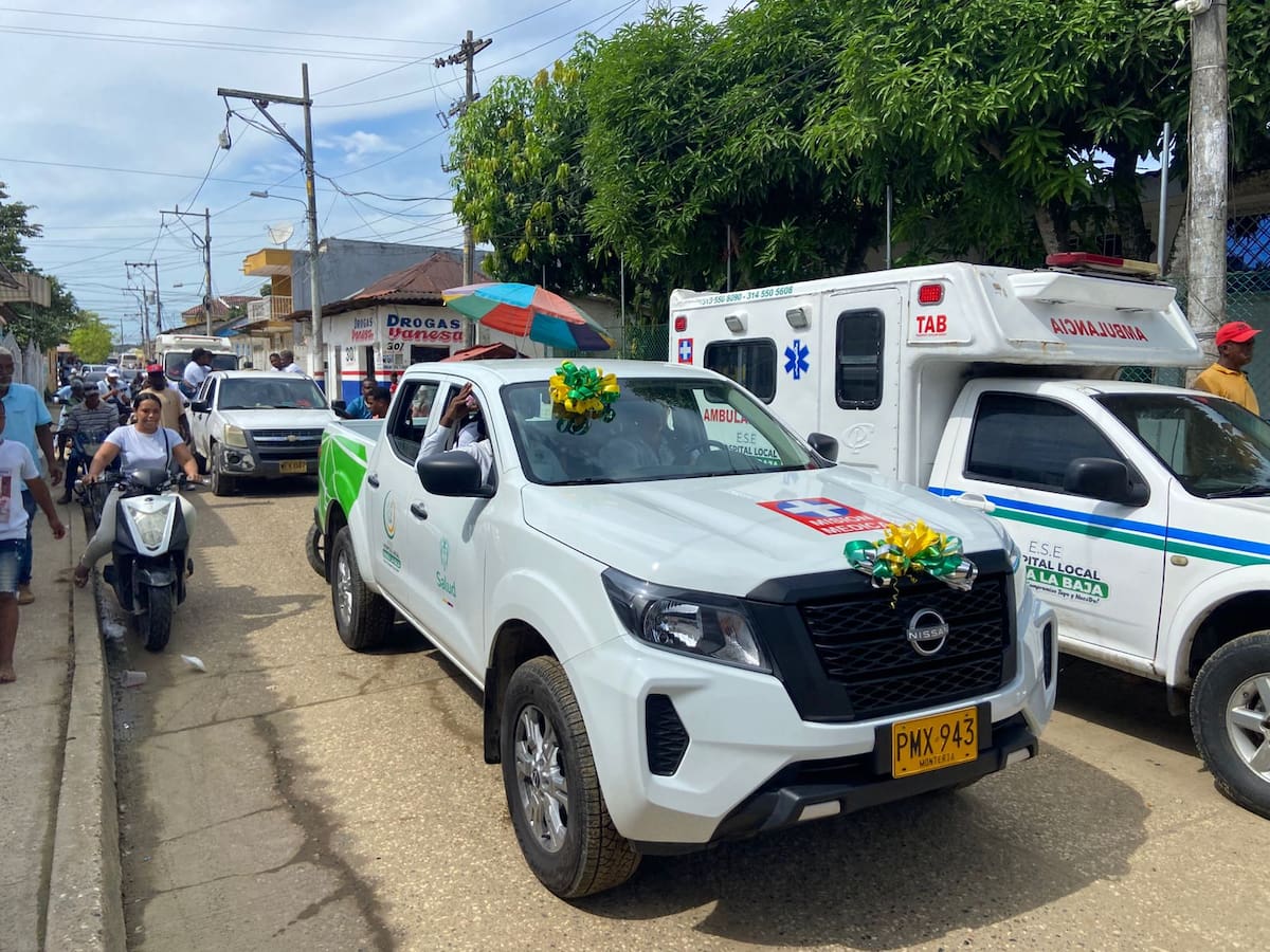 Entregaron camioneta a la ESE Hospital Local de María La Baja, Bolívar