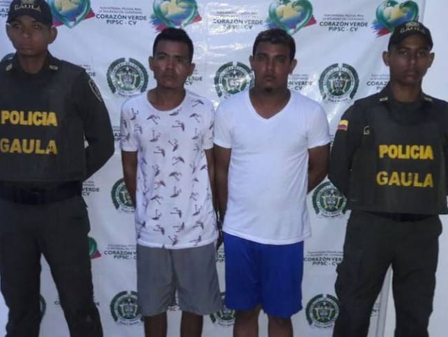Autoridades capturaron en flagrancia a dos extorsionistas en Magangué