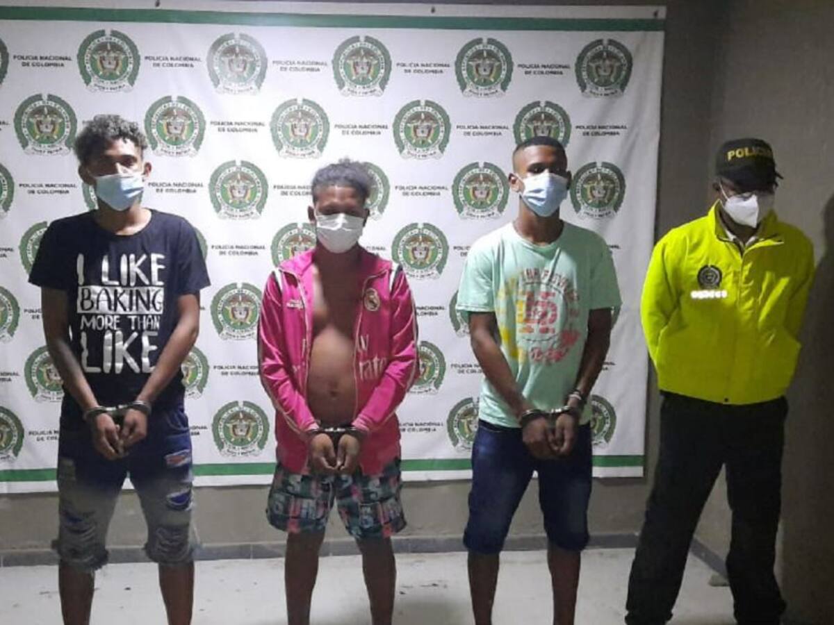 Capturados 3 presuntos miembros de ‘Los Paketrines’ en Villanueva, Bolívar