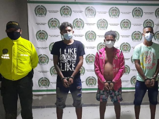 Capturados 3 presuntos miembros de ‘Los Paketrines’ en Villanueva, Bolívar