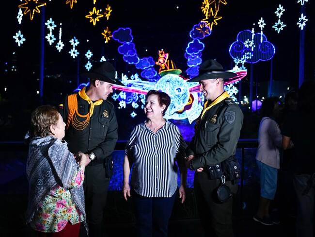 Policía en las calles. Foto: cortesía.