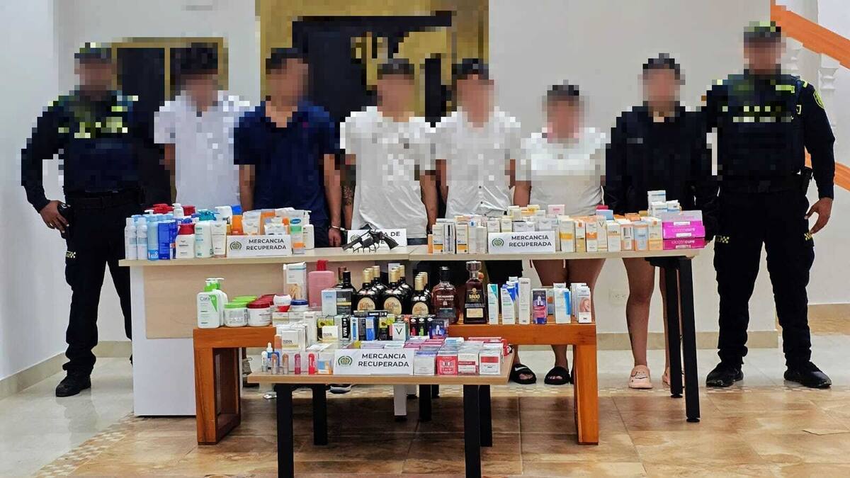 Desmantelada presunta banda dedicada a hurtar droguerías en Cartagena