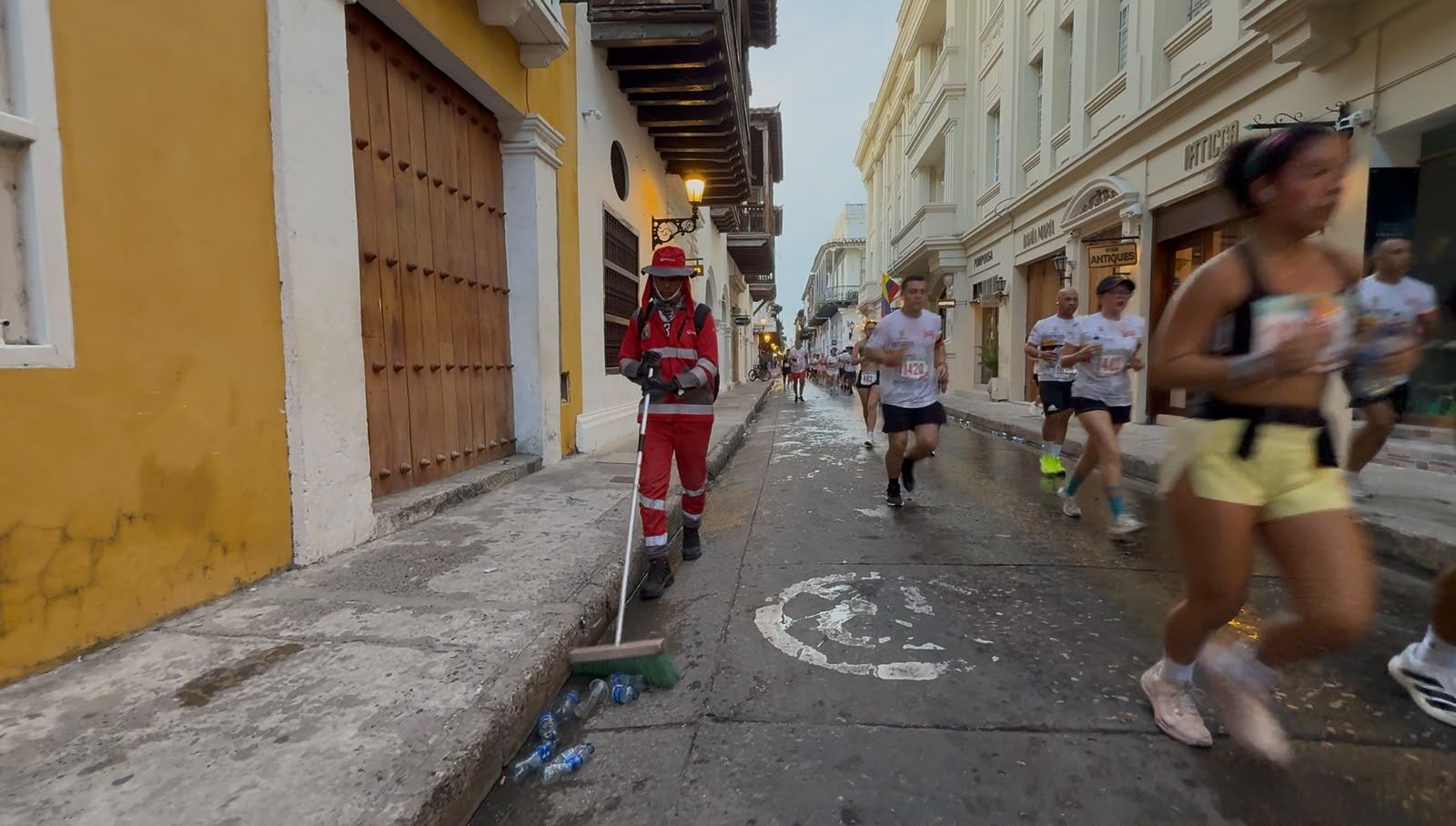 Veolia realizó la limpieza integral durante y después del Gran Fondo Nairo Fest