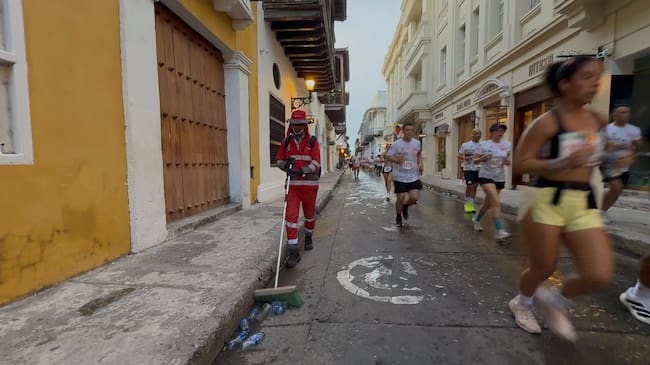 Veolia realizó la limpieza integral durante y después del Gran Fondo Nairo Fest