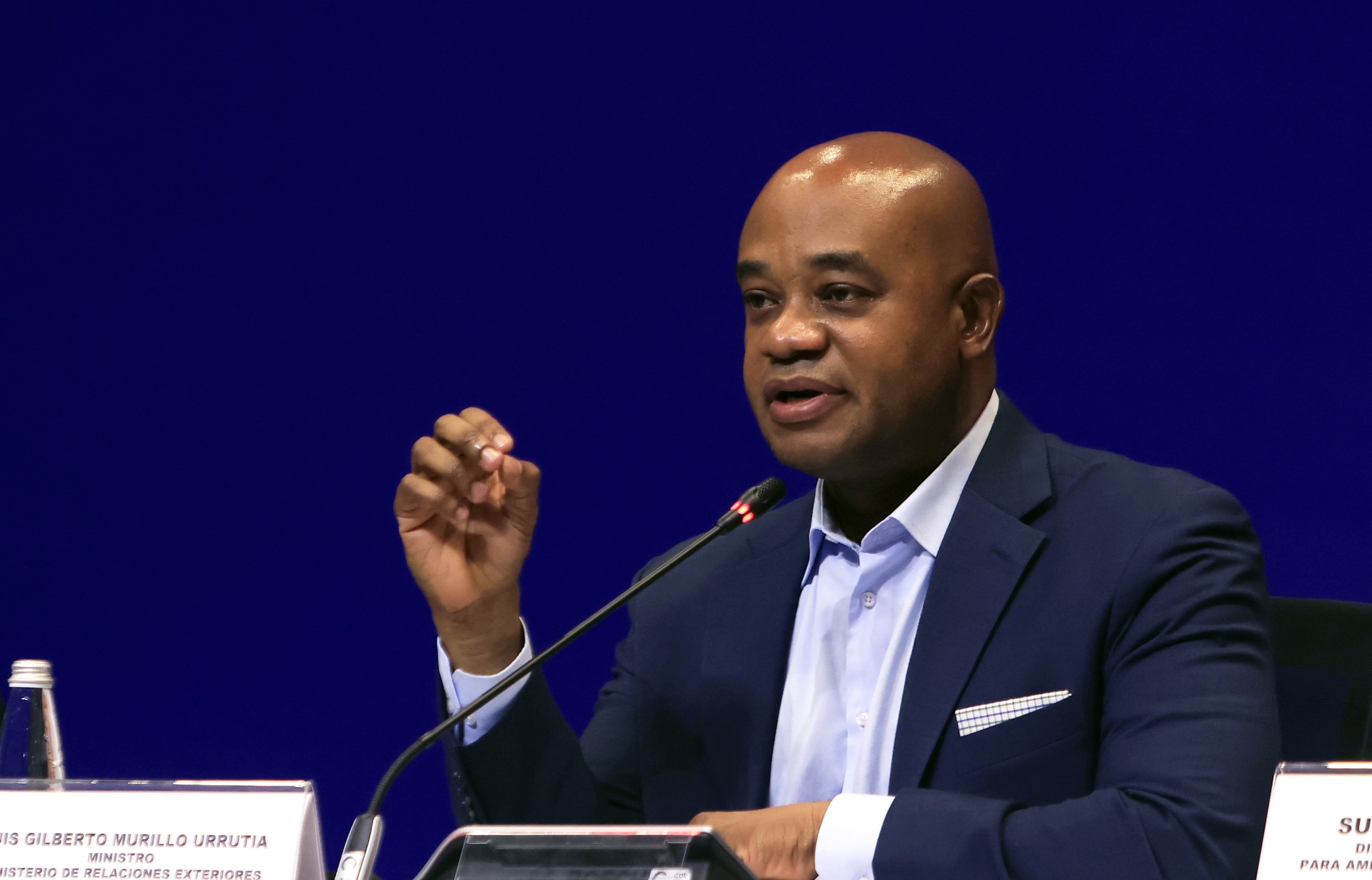Ministro de Relaciones Exteriores de Colombia, Luis Gilberto Murillo. EFE/ RICARDO MALDONADO ROZO