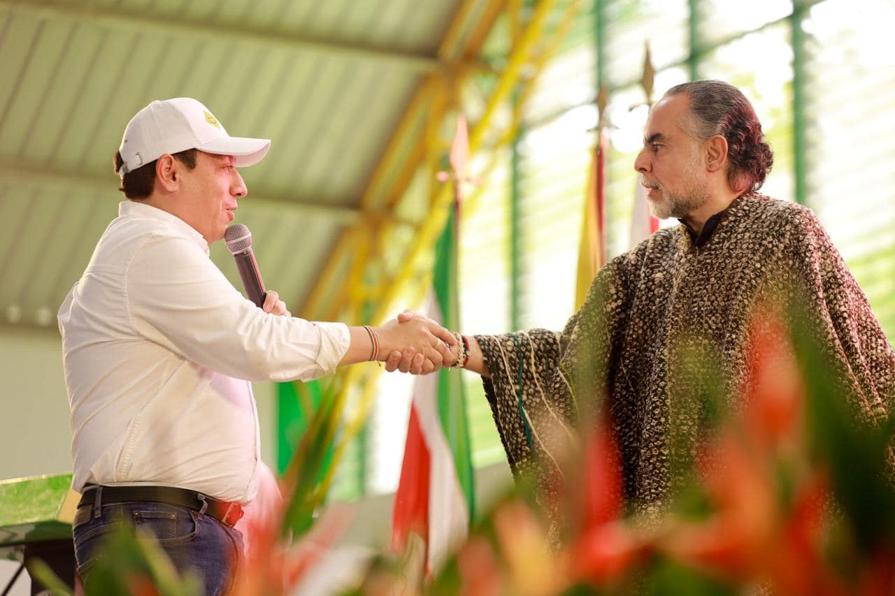 Hizo este anuncio en el cierre de la Cumbre de Alcaldes de Boyacá. Foto | Facebook Carlos Amaya
