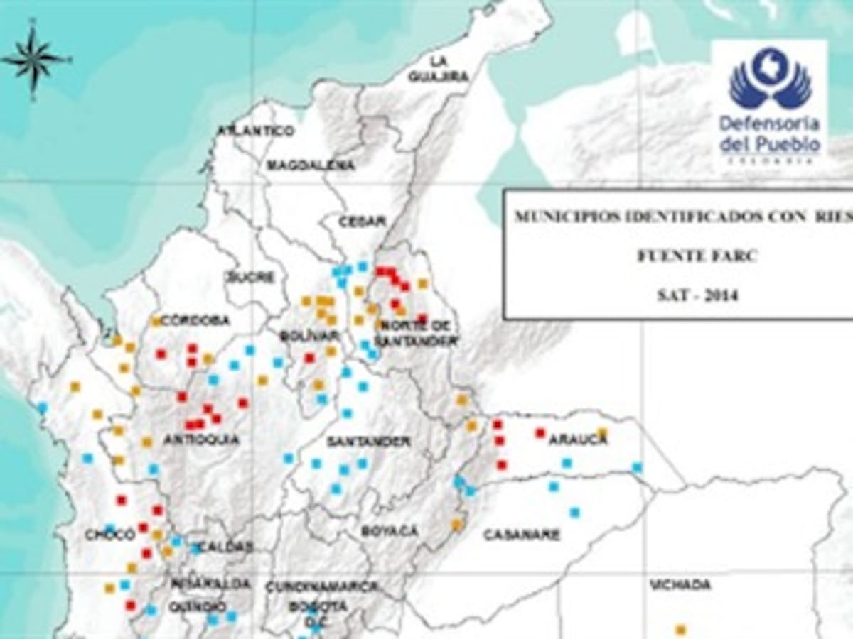Riesgos electorales por orden público en 221 municipios de 25 departamentos
