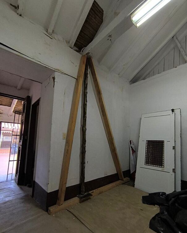 Casa de La Maestranza de Rionegro evacuada por riesgo de colapso - foto alcaldía