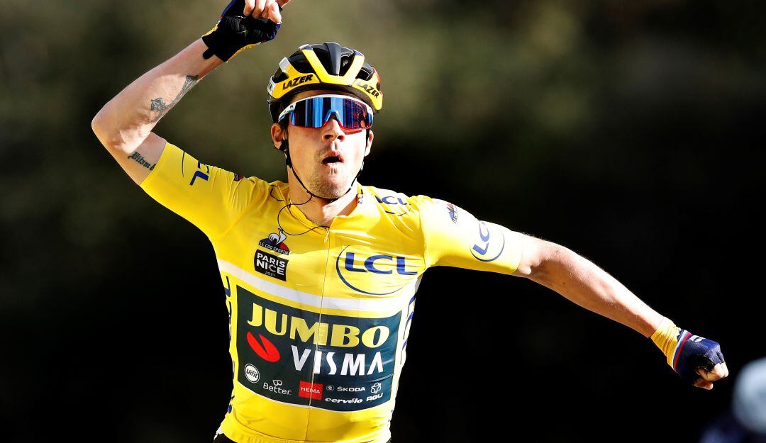 Roglic, en París-Niza. 