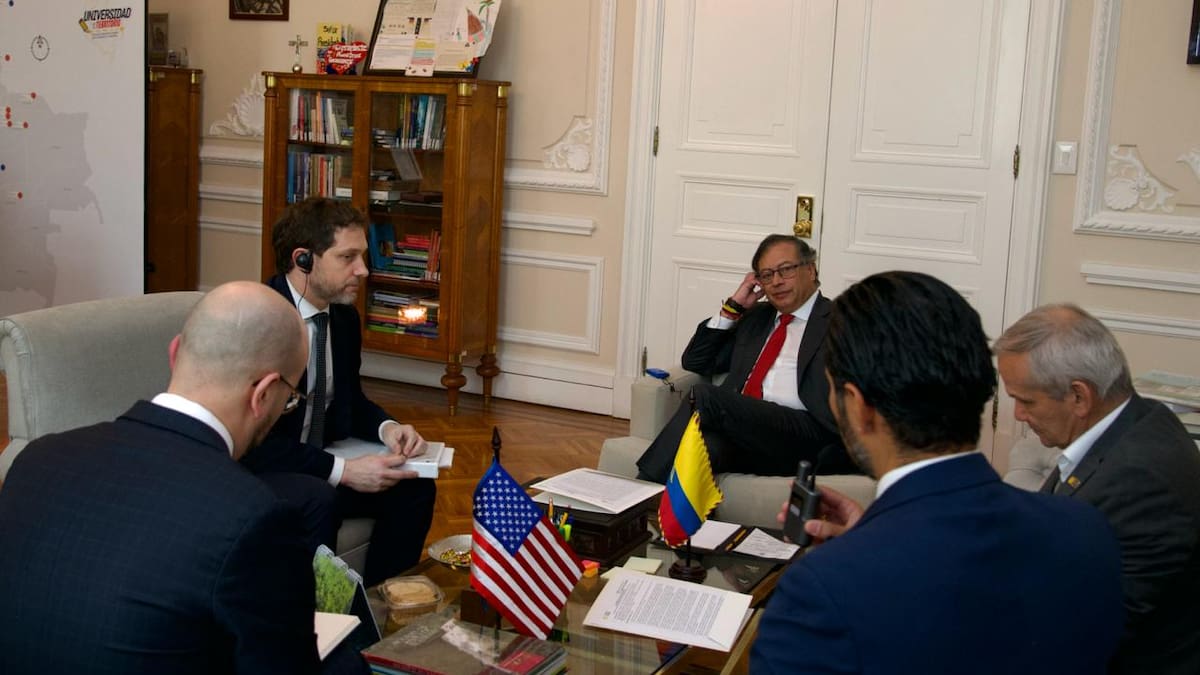 Funcionarios de la administración Biden se reunieron con el Presidente Petro