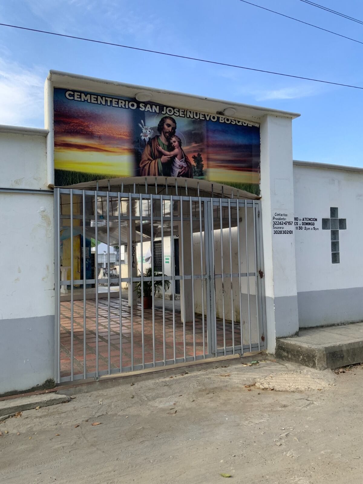Cementerio San José Nuevo Bosque. Foto: UBPD. Foto: prensa UBPD.