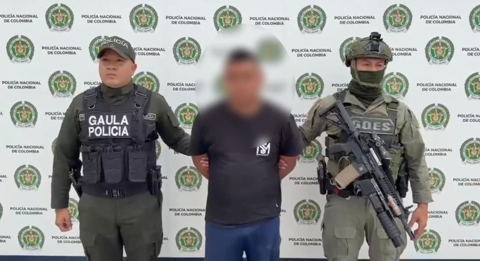 La captura se registró en zona rural de El Tambo. Crédito: Policía Nacional.