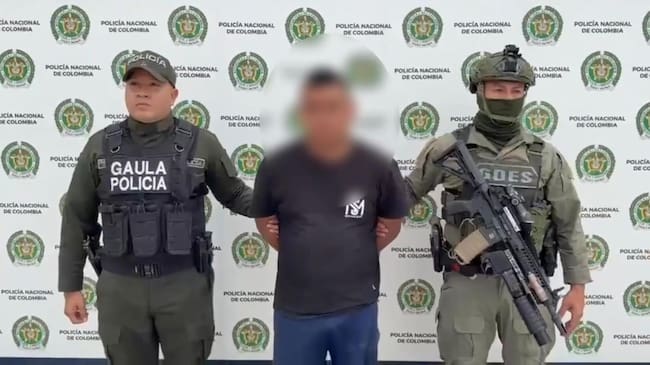 La captura se registró en zona rural de El Tambo. Crédito: Policía Nacional.