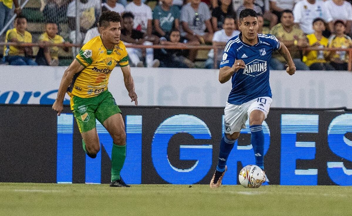 Duelo de Liga entre Atlético Huila y Millonarios / @MillosFCoficial