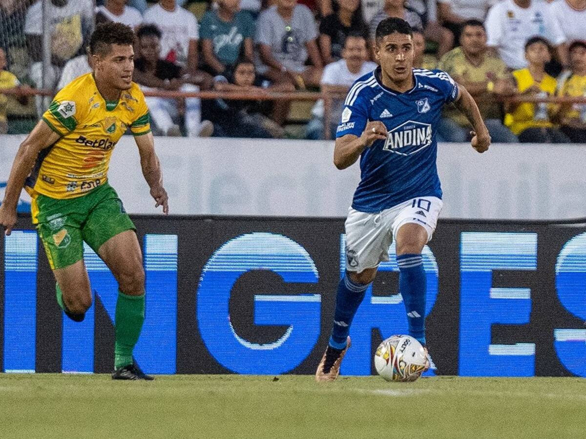 Millonarios mantuvo su maldición en Neiva, pero se mantiene líder de la Liga