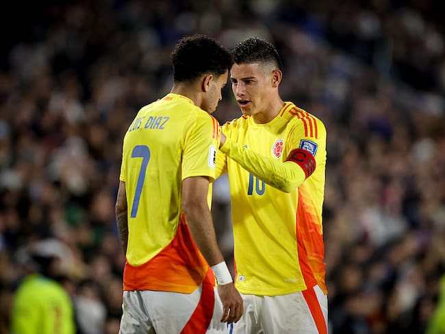 James Rodríguez y Luis Díaz / Getty Images