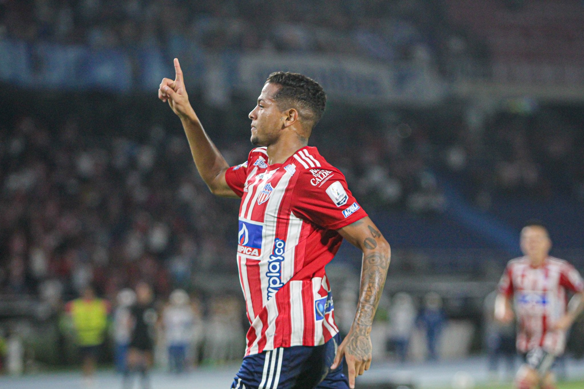 César Haydar anotó el gol de la victoria para Junior en la fnal de Copa Colombia / Twitter Junior FC