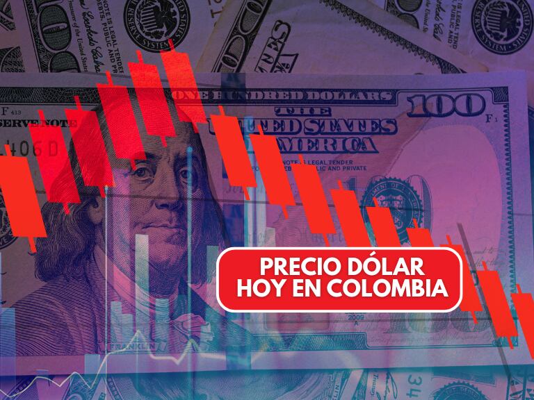 Dólar en Colombia sigue cayendo: TRM y minuto a minuto de su precio hoy 8 de mayo