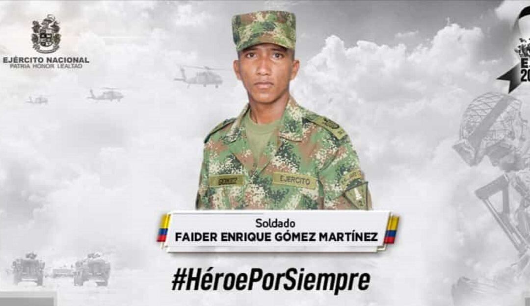 Soldado Faider Gómez