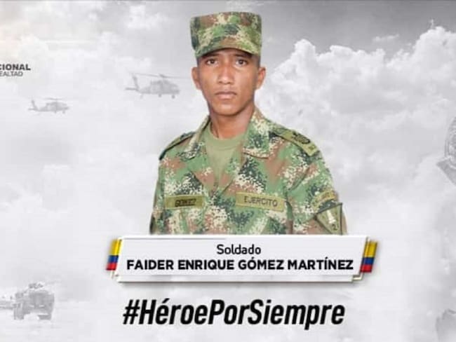 Soldado Faider Gómez
