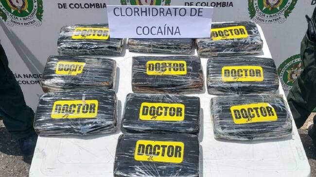 Según la Policía, la droga provenía de la zona de Urabá, y fue incautada en un operativo a pocos kilómetros de Cartagena