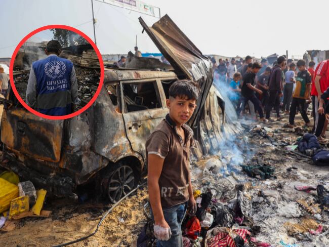 El director de la Agencia para los Refugiados palestinos informó que algunos de sus trabajadores están desaparecidos tras el ataque aéreo israelí en Rafah.