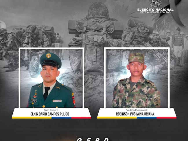 Dos miembros del Ejército murieron en combate con el Clan del Golfo