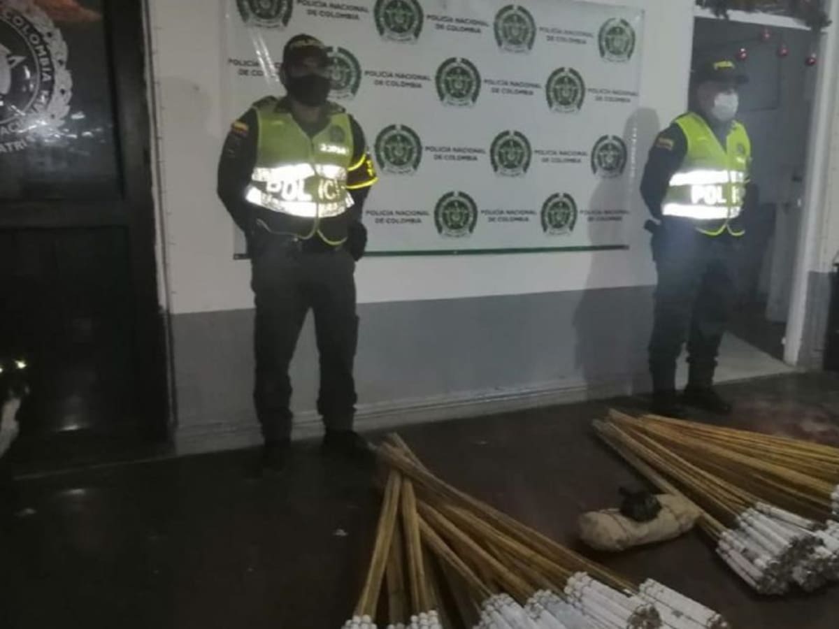 Incautan pólvora en vía del Tolima