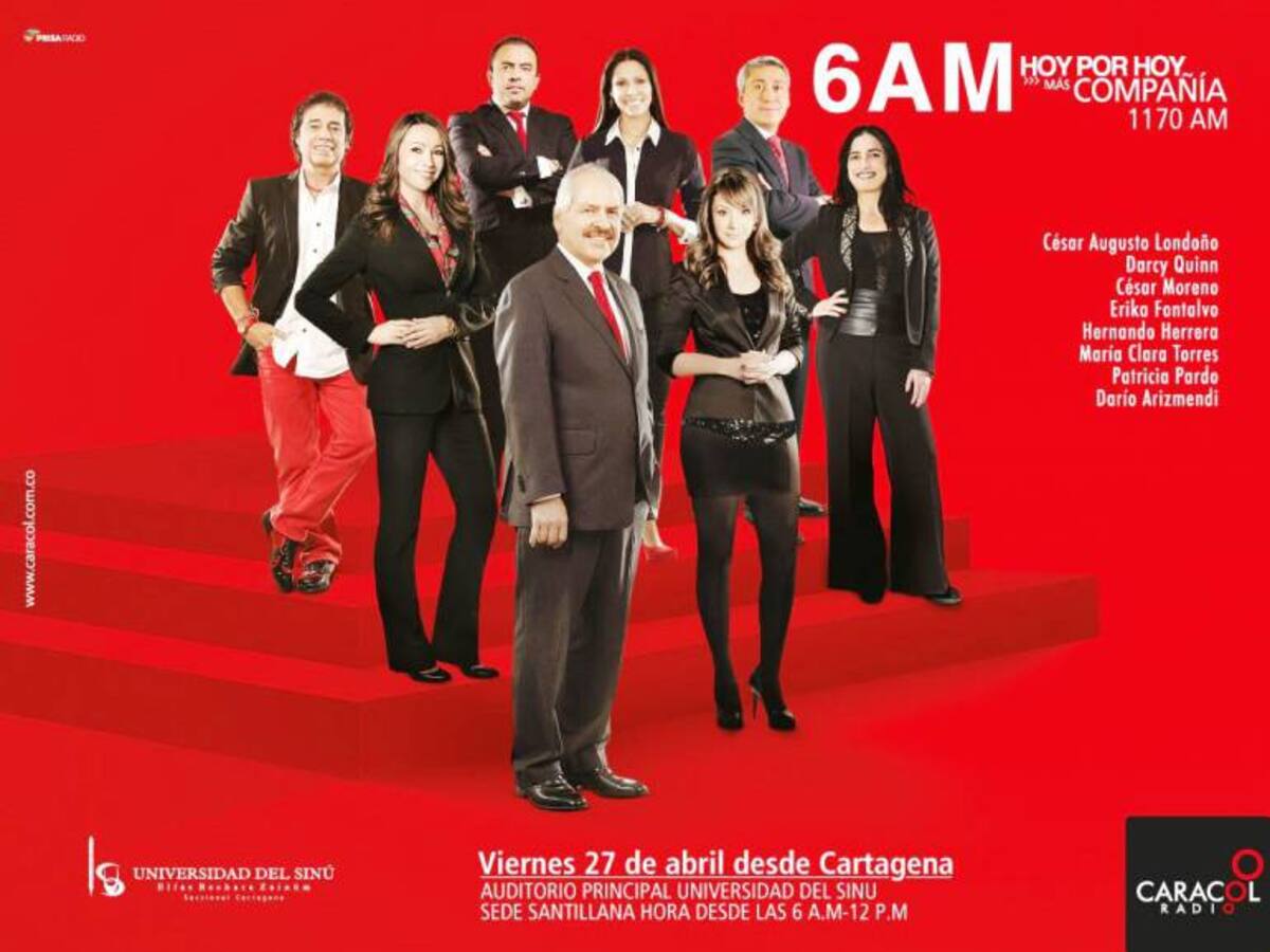 Caracol Radio se toma Cartagena este viernes 27 de abril