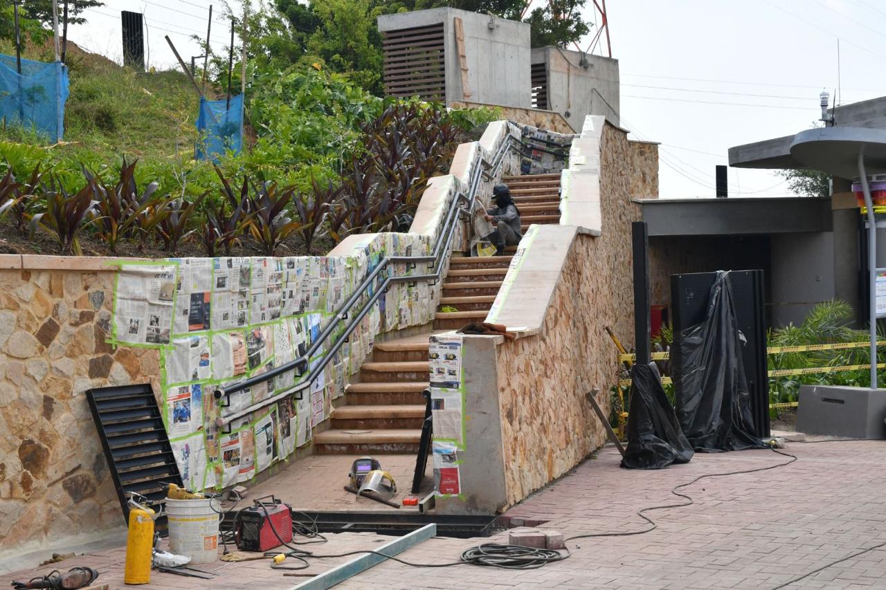 Inspección de la Personería a obras de Cristo Rey