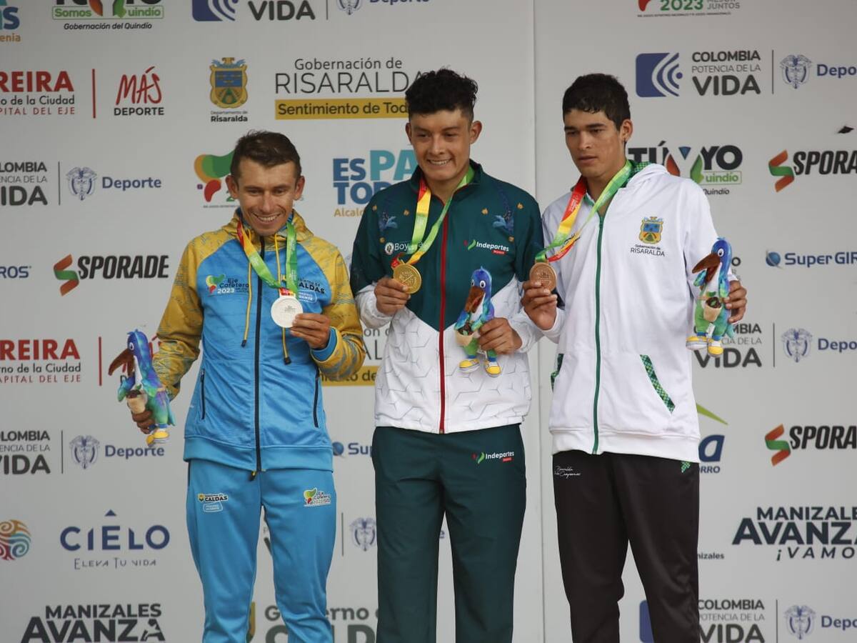 Didier Chaparro ganó para Caldas medalla de plata en ciclismo de ruta de Juegos Nacionales
