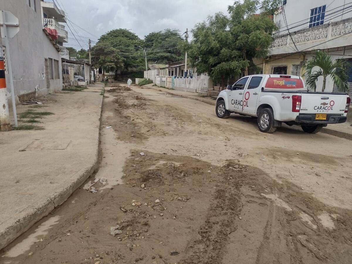 Sedimento en Torices: el problema de todos los años con cada lluvia