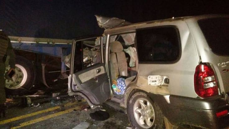 7 personas heridas dejó como saldo accidente de tránsito en la vía La Línea entre Armenia e Ibagué.
