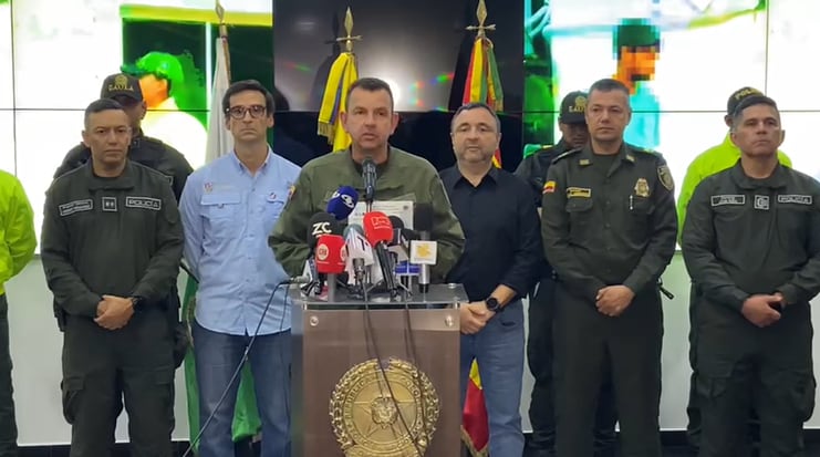 General José Luis Ramírez Hinestroza, Jefe Nacional del Servicio de Policía - cortesía: Policía