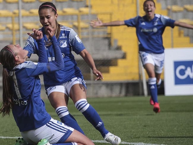 Millonarios goleó a Llaneros y dio inicio a la Liga Femenina