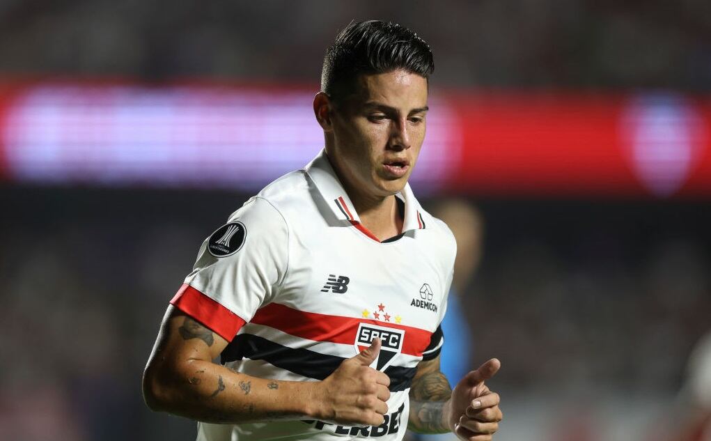 James Rodríguez en su paso por São Paulo / Getty Images