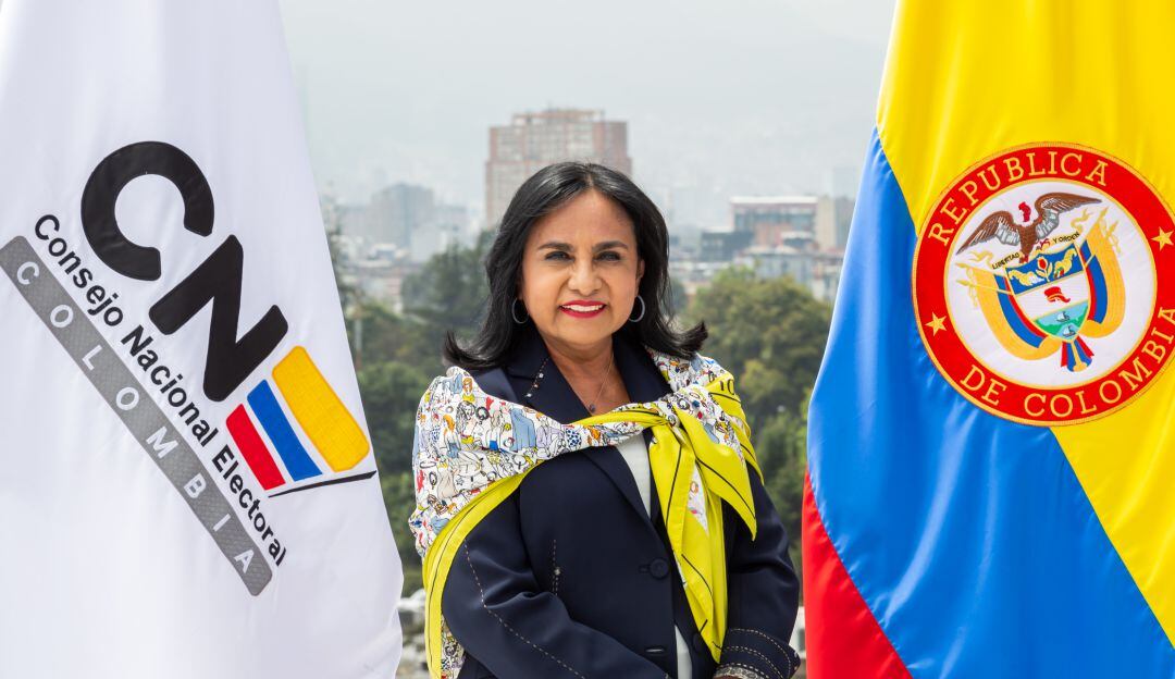 La presidenta del Consejo Nacional Electoral, Doris Méndez