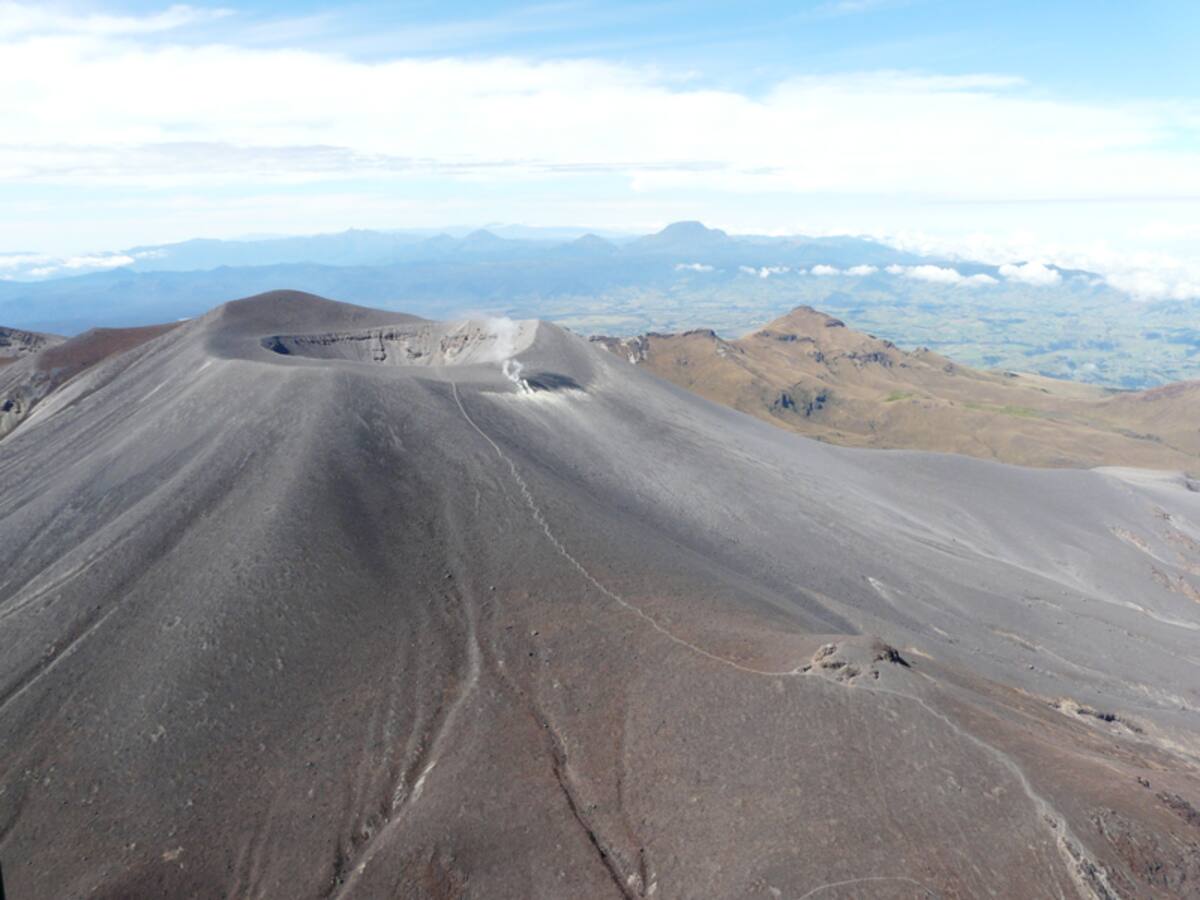 Servicio Geológico reportó nuevo incremento en la actividad del volcán Puracé en Cauca