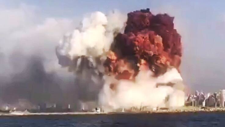 "El ánimo está muy mal, solo se ven escombros": sobreviviente en Beirut