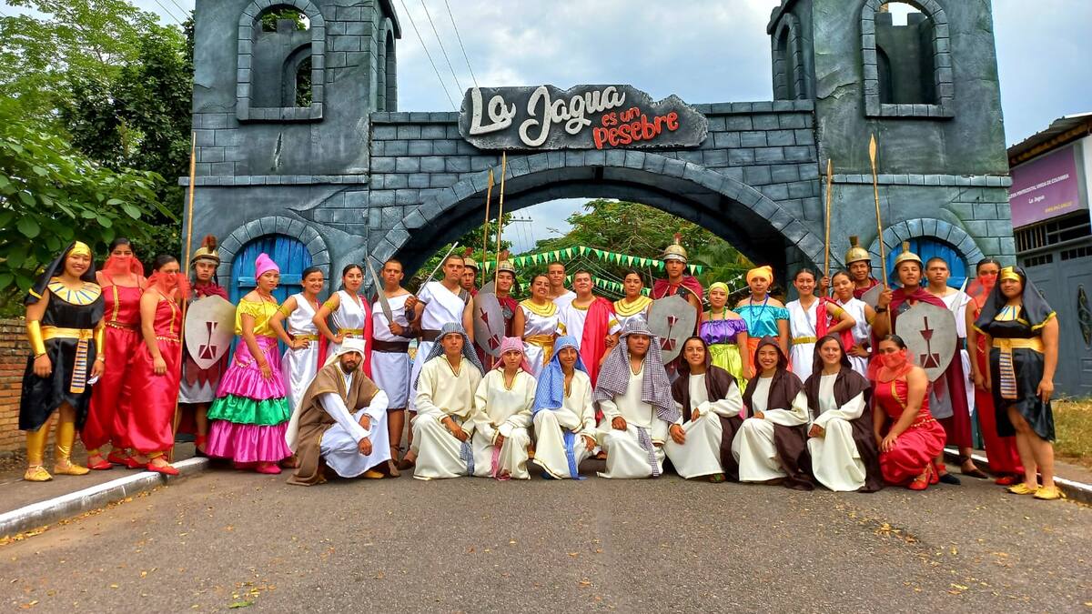 En el Huila, se construye el pesebre en vivo más grande del sur de Colombia