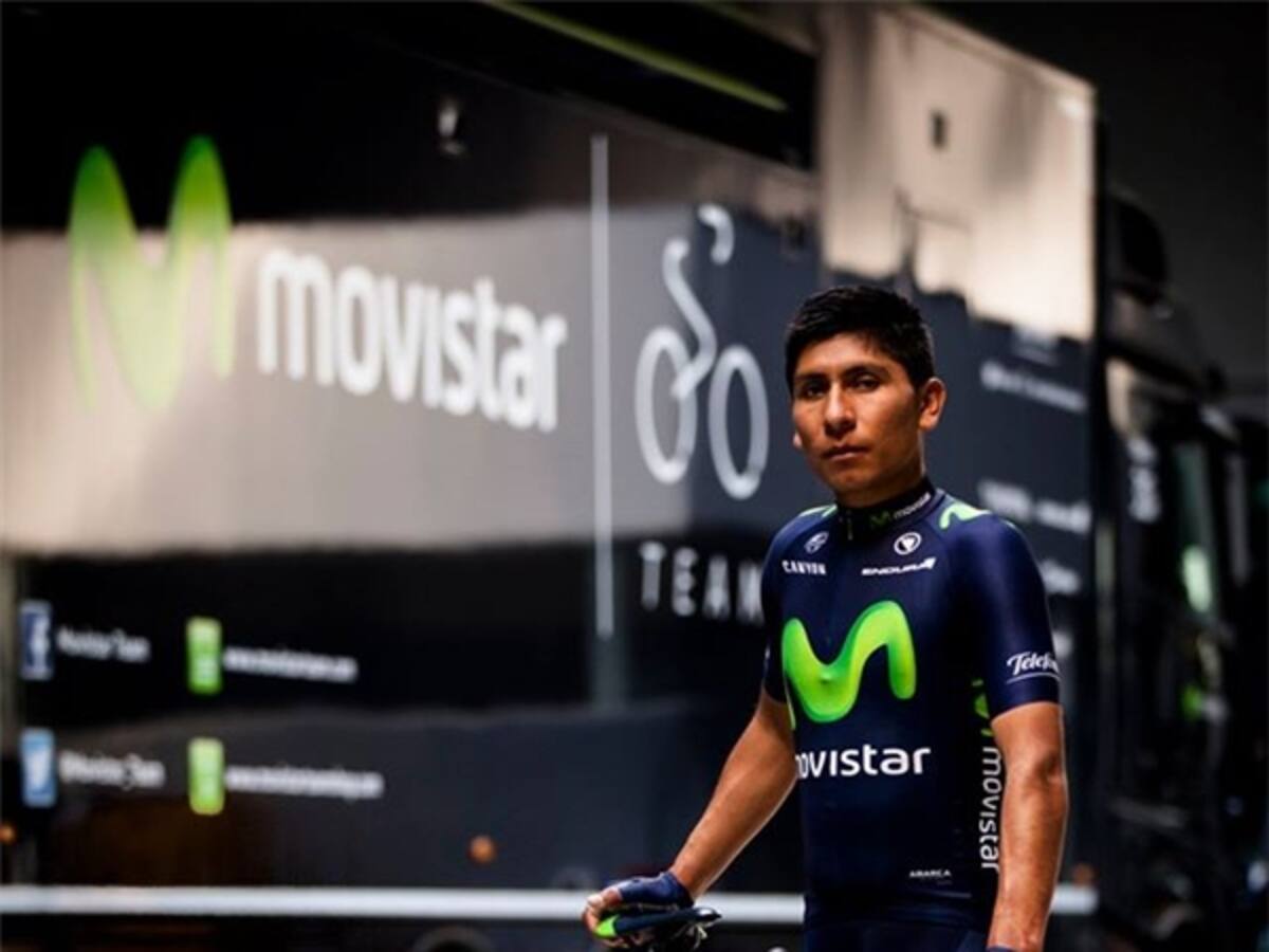 Nairo Quintana presenta su uniforme de 2015
