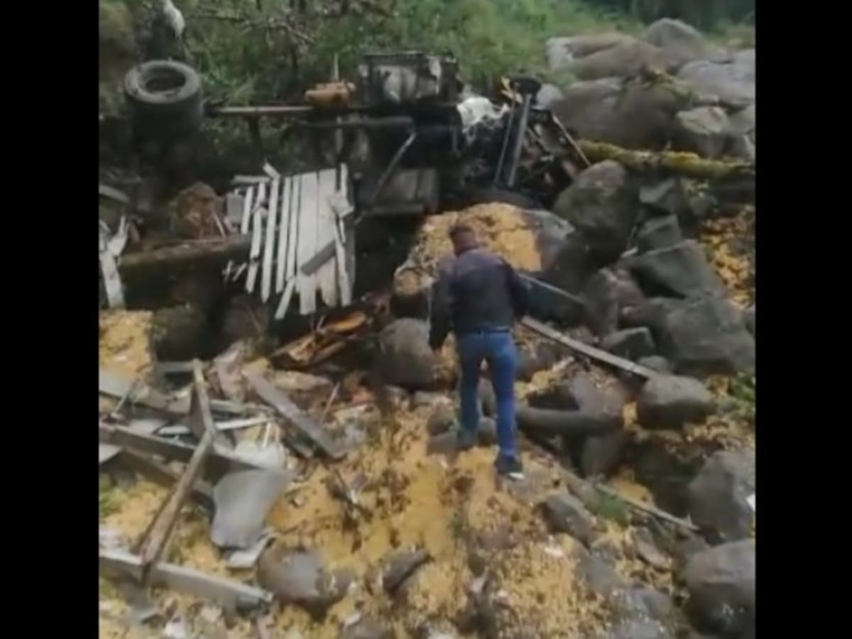 Tres personas murieron en accidente de tránsito en Inzá, Cauca