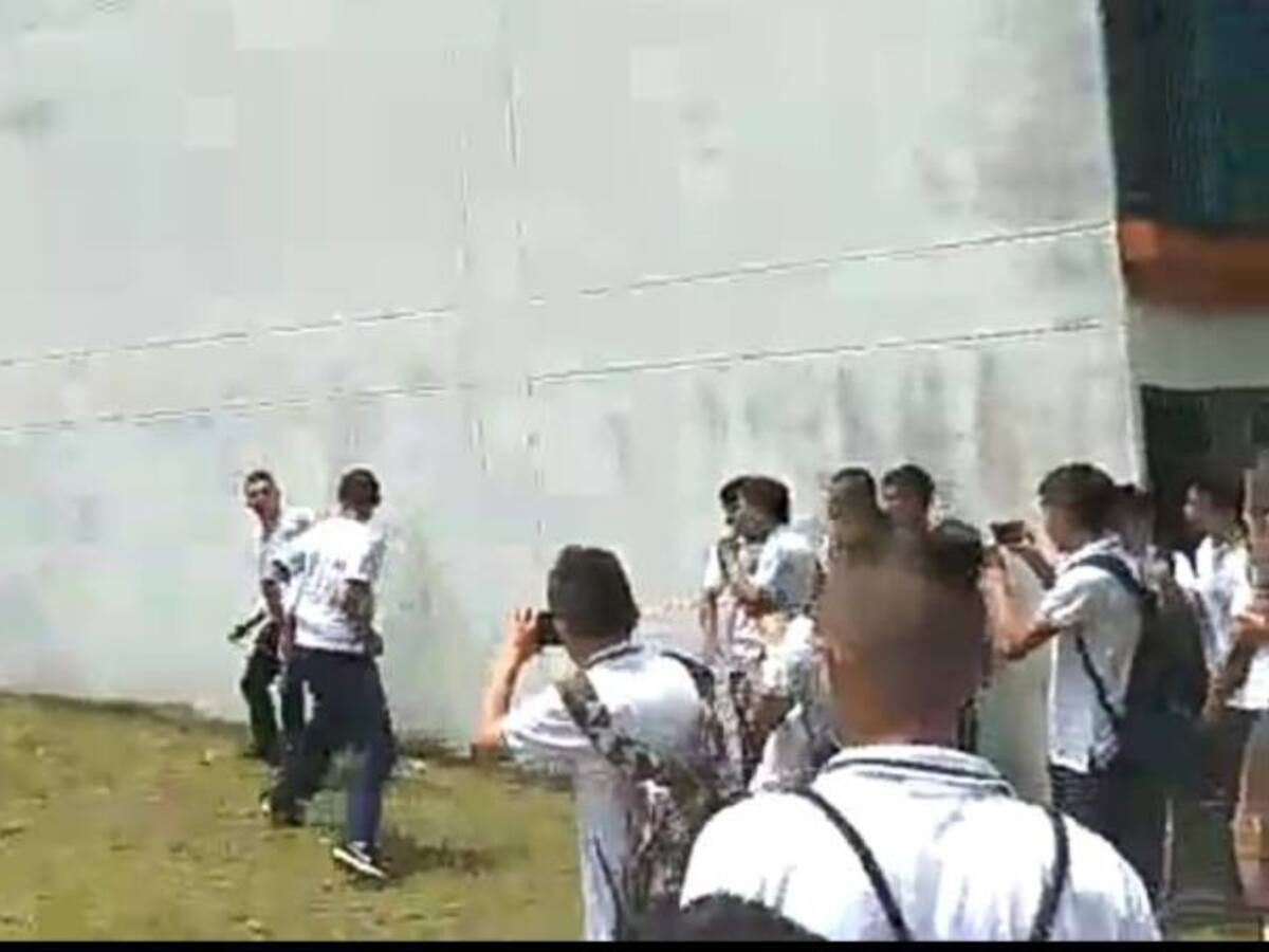 A los golpes terminó discusión escolar