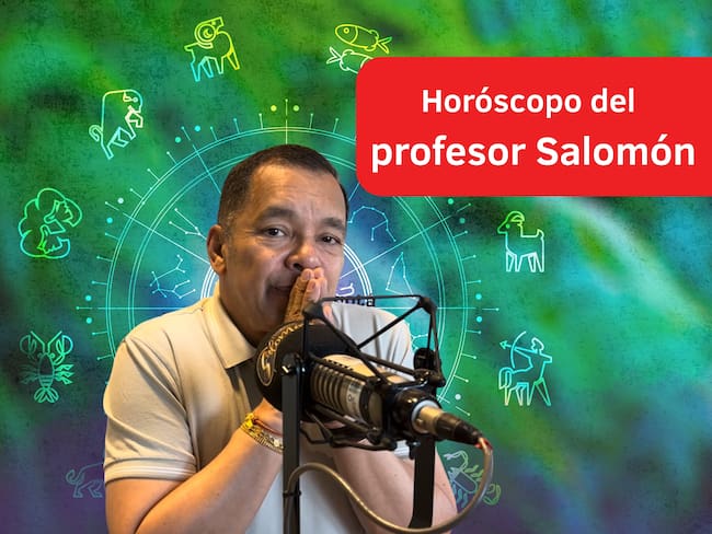 Él es el profesor Salomón, experto en la lectura del Horóscopo y el Tarot (Crédito: Profesor Salomón - Youtube) // De fondo: Imagen ilustrativa del horóscopo (crédito: Getty Images).