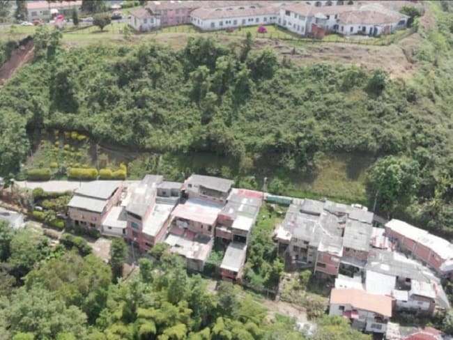 Villa Kempis, Manizales. Lugar del deslizamiento de tierra